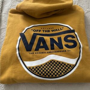 Vans Golden Hoodie with Bold Logo
